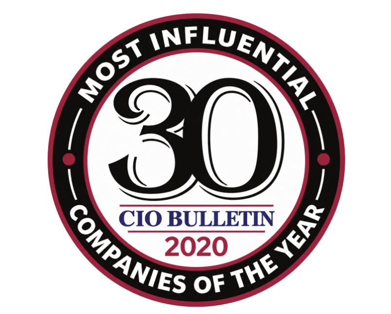 CIO Bulletin 30 Most Influential Companies of the Year 2020 badge.